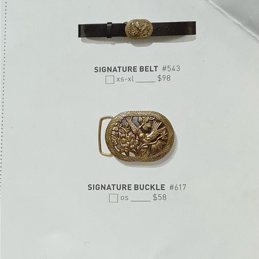 Cabi Signature Belt and Signature Buckle